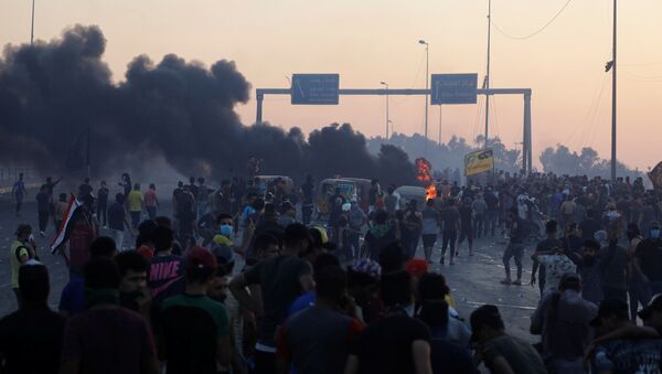 Anti-Government Protests in Baghdad, Iraq - Sputnik International