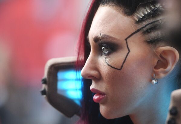 A lady taking part in the IgroMir 2019 and the Comic Con Russia 2019 festival in Moscow - Sputnik International