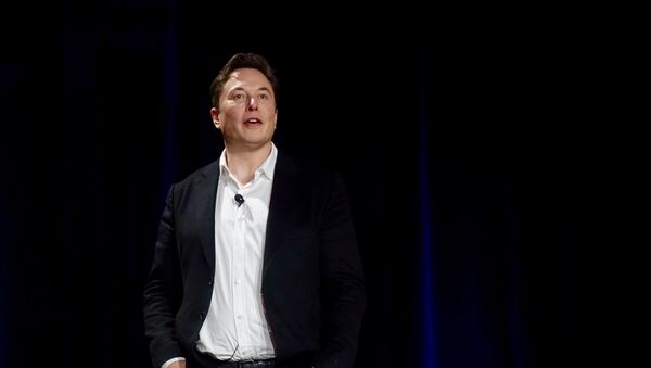 Elon Musk Presenting Tesla's Fully Autonomous Future - Sputnik International