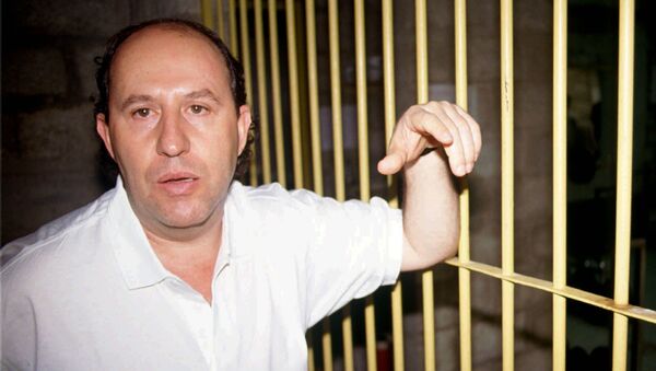 Roberto Escobar, brother of slain Medellin drug kingpin Pablo Escobar, stands inside his jail cell at a maximum security prison in Medellin, Colombia  - Sputnik International