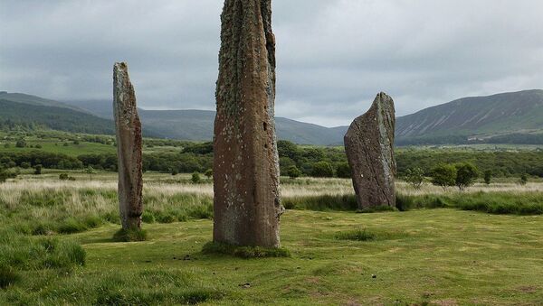 Isle of Arran, Standing stones , Machrie Moor  - Sputnik International