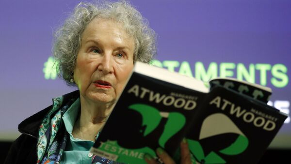 Canadian author Margaret Atwood speaks during a press conference at the British Library to launch her new book 'The Testaments' in London, Tuesday, Sept. 10, 2019.  - Sputnik International