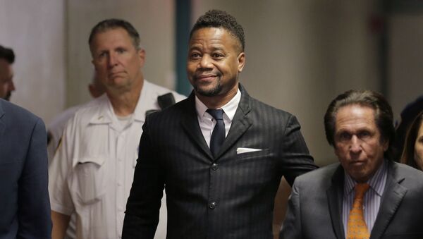Cuba Gooding Jr. arrives to a courtroom in New York, Thursday, Oct. 10, 2019.   The actor is accused of placing his hand on a 29-year-old woman's breast and squeezing it without her consent in New York on June 9.  - Sputnik International