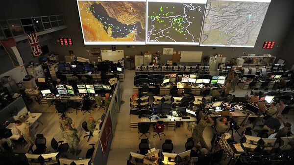 Combined Air Operations Center (CAOC) at Al Udeid Air Base, Qatar - Sputnik International