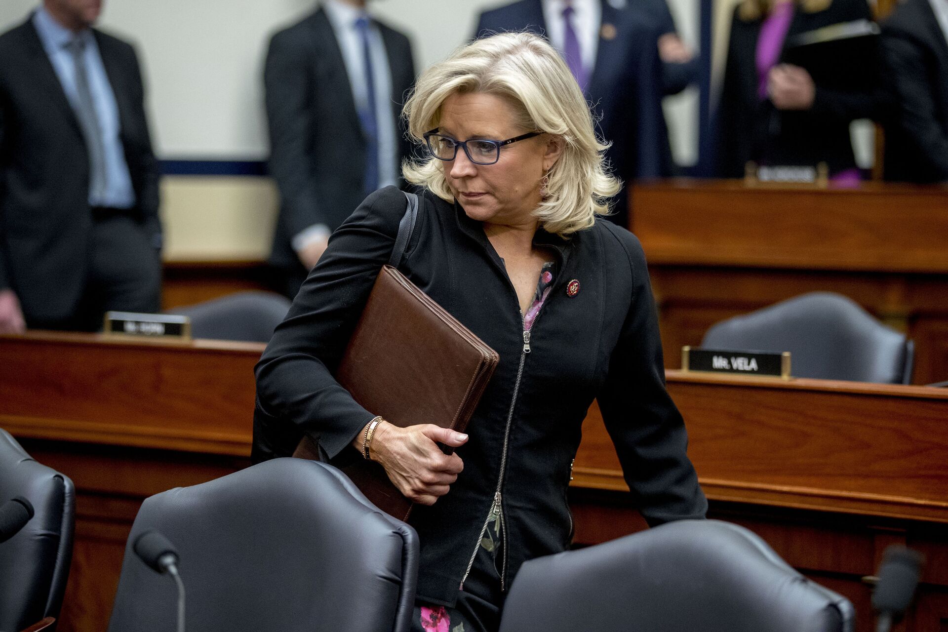 FILE - In this Tuesday, April 2, 2019 file photo Rep. Liz Cheney, R-Wyo., arrives for a House Armed Services Committee budget hearing on Capitol Hill in Washington - Sputnik International, 1920, 09.09.2021