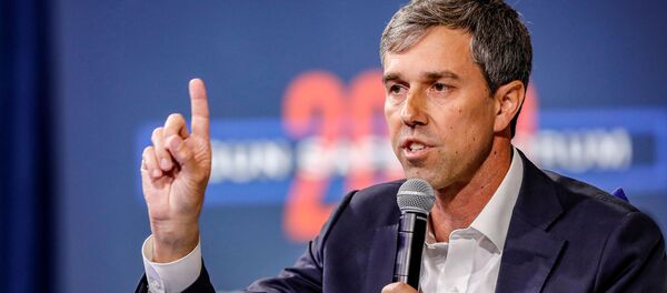 U.S. Democratic presidential candidate and former Texas Congressman Beto O'Rourke responds to a question during a forum held by gun safety organizations the Giffords group and March For Our Lives in Las Vegas, Nevada, U.S. October 2, 2019 - Sputnik International