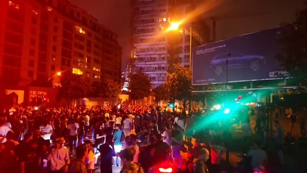 Protest over deteriorating economic situation, in Dora, Lebanon - Sputnik International