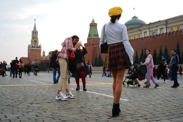 First Stop in Russia: Red Square is Top Attraction for Foreign Tourists in Moscow - Sputnik International