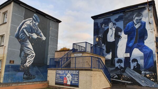 Republican murals in the Bogside, Derry - Sputnik International