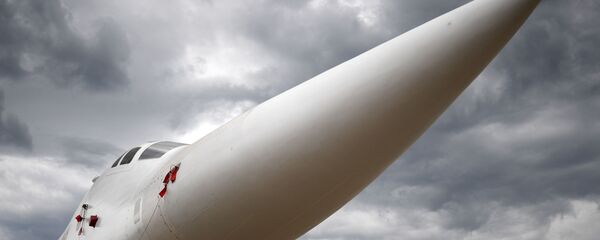 Tupolev Tu-160 supersonic heavy strategic bomber is pictured at the ARMY 2019 International Military and Technical Forum, in Kubinka, Moscow region, Russia. - Sputnik International