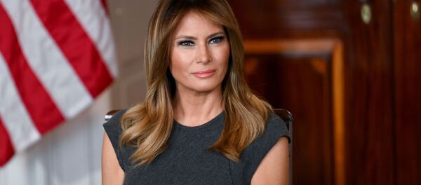 U.S. first lady Melania Trump meets with teens on their experience with vaping as part of her Be Best initiative at the White House in Washington, U.S. October 9, 2019 U.S. first lady Melania Trump meets with teens on their experience with vaping as part of her Be Best initiative at the White House in Washington, U.S. October 9, 2019 - Sputnik International