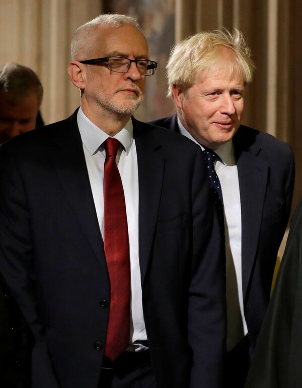 Farage, Johnson Allies Hold ‘Robust’ Talks to Bar Corbyn From Entering Government – Report Farage, Johnson Allies Hold ‘Robust’ Talks to Bar Corbyn From Entering Government – Report - Sputnik International