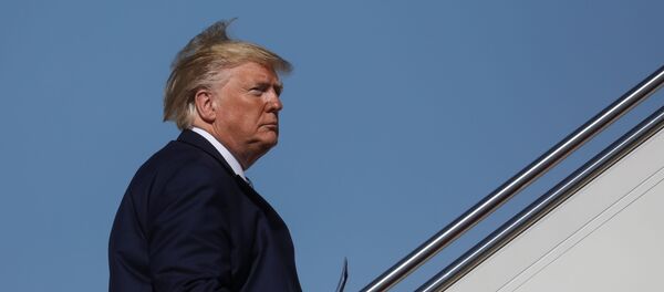 President Donald Trump boards Air Force One as he departs Washington for travel to Pennsylvania from Joint Base Andrews, Maryland, U.S., October 23, 2019. - Sputnik International