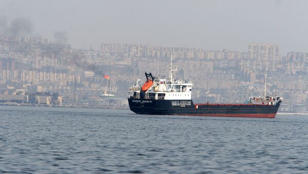 A tanker heading for the open sea - Baku - Sputnik International