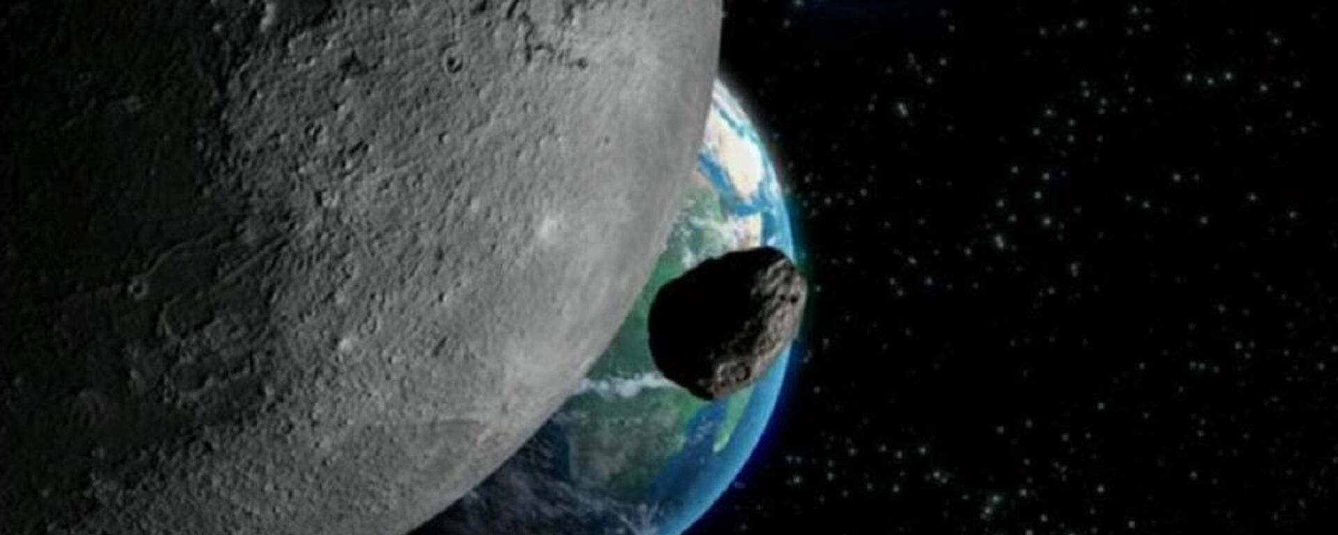 Simulation of an asteroid heading towards earth - Sputnik International, 1920, 16.02.2022