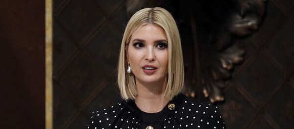 Ivanka Trump speaks to open a meeting of the President's Interagency Task Force to Monitor and Combat Trafficking in Persons (PITF), in the Eisenhower Executive Office Building, on the White House complex, Tuesday, Oct. 29, 2019, in Washington. Ivanka Trump speaks to open a meeting of the President's Interagency Task Force to Monitor and Combat Trafficking in Persons (PITF), in the Eisenhower Executive Office Building, on the White House complex, Tuesday, Oct. 29, 2019, in Washington. - Sputnik International