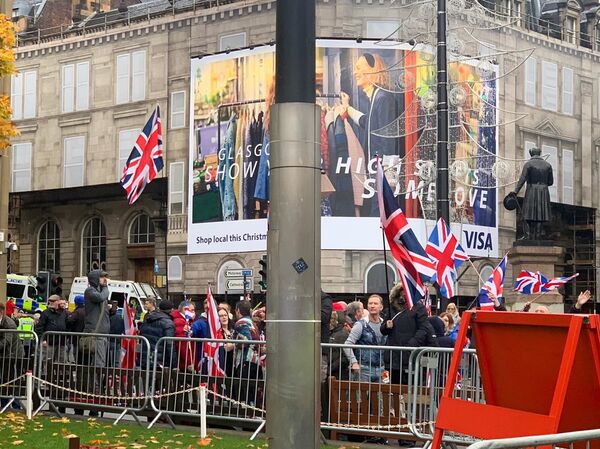 First Minister Nicola Sturgeon Speaks At 20,000 Strong Independence Rally In Glasgow - Photos First Minister Nicola Sturgeon Speaks At 20,000 Strong Independence Rally In Glasgow - Photos - Sputnik International