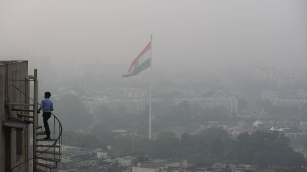 Smog and dust in New Delhi - Sputnik International