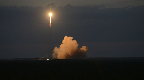 Soyuz-2.1b rocket with Glonass satellite - Sputnik International