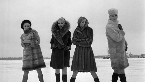 Collection of Russian fur coats in 1968 - Sputnik International