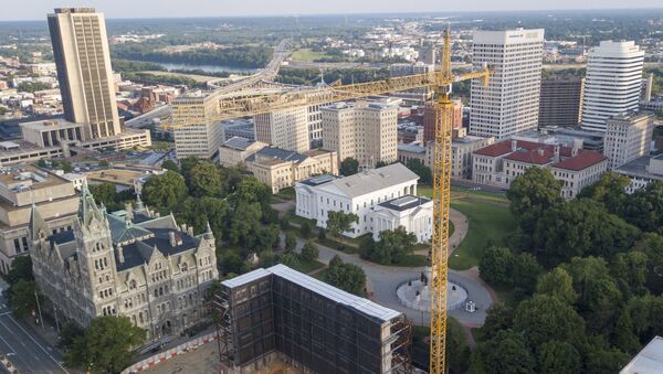 The construction site of the new General Assembly building on Capitol Square in Richmond, Va - Sputnik International