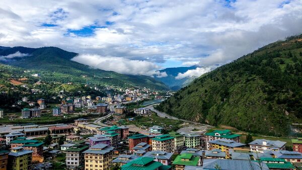 View a village in Bhutan - Sputnik International
