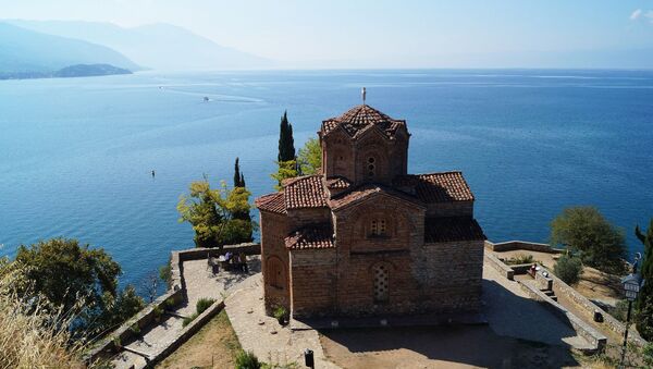View on Ohrid lake in North Macedonia - Sputnik International