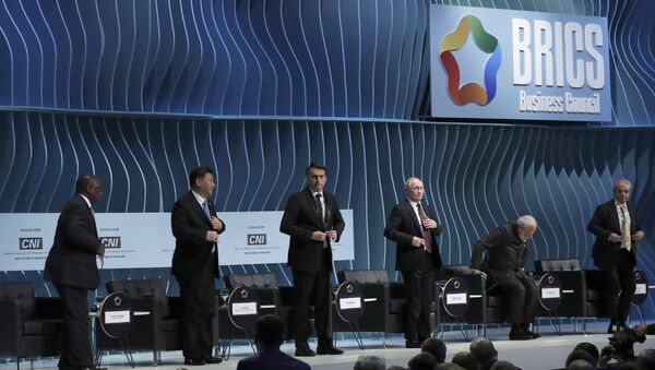 BRICS Leaders at the BRICS Business Council - Sputnik International