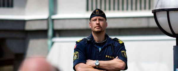 A police officer in Helsingborg (Sweden) A police officer in Helsingborg (Sweden) - Sputnik International