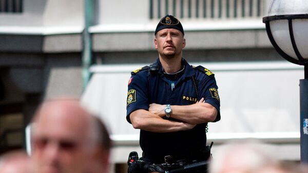 A police officer in Helsingborg (Sweden) - Sputnik International