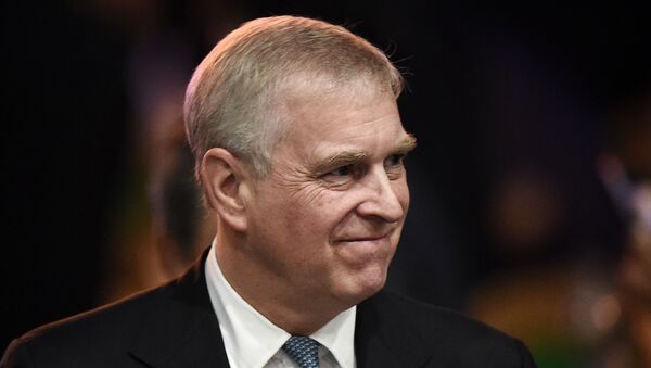 In this file photo taken on November 03, 2019, Britain's Prince Andrew, Duke of York leaves after speaking at the ASEAN Business and Investment Summit in Bangkok, on the sidelines of the 35th Association of Southeast Asian Nations (ASEAN) Summit. - Sputnik International