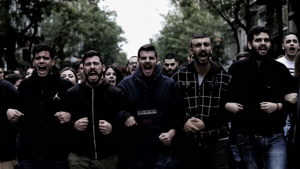 17 November, Athens, Polytechnic Uprising - Sputnik International