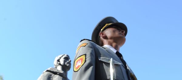 A member of the Slovak honour guard attends a memorial service at Bratislava's 'Slovenske Narodne Povstanie', the Slovak National Uprising memorial and square, on 28 August 2012, during ceremonies commemorating the 68th anniversary of the Slovak National Uprising during World War II. The Slovak National Uprising, also known as the 1944 Uprising, was an armed insurrection organised by the Slovak resistance movement during World War II. It was launched on August 29, 1944 from Bansk - Bystrica in an attempt to overthrow the collaborationist Slovak State of Jozef Tiso. A member of the Slovak honour guard attends a memorial service at Bratislava's 'Slovenske Narodne Povstanie', the Slovak National Uprising memorial and square, on 28 August 2012, during ceremonies commemorating the 68th anniversary of the Slovak National Uprising during World War II. The Slovak National Uprising, also known as the 1944 Uprising, was an armed insurrection organised by the Slovak resistance movement during World War II. It was launched on August 29, 1944 from Bansk - Bystrica in an attempt to overthrow the collaborationist Slovak State of Jozef Tiso. - Sputnik International