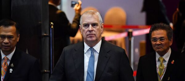 In this file photo taken on November 03, 2019, Britain's Prince Andrew, Duke of York arrives for the ASEAN Business and Investment Summit in Bangkok on November 3, 2019. - Sputnik International