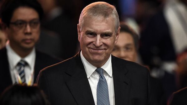 Britain's Prince Andrew, Duke of York leaves after speaking at the ASEAN Business and Investment Summit in Bangkok on November 3, 2019, on the sidelines of the 35th Association of Southeast Asian Nations (ASEAN) Summit - Sputnik International