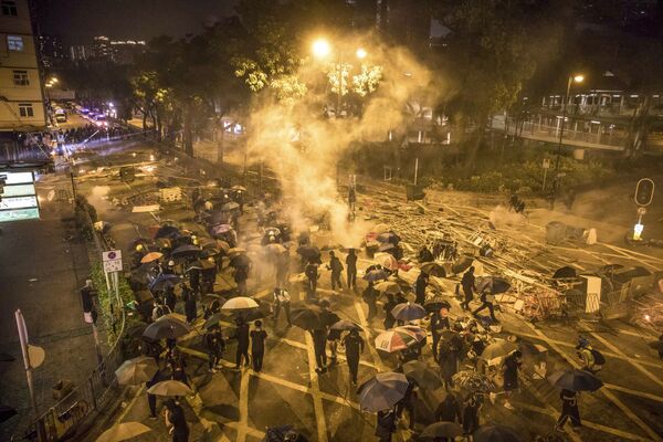 Over 400 Arrested at Besieged University in Hong Kong - Reports Over 400 Arrested at Besieged University in Hong Kong - Reports - Sputnik International