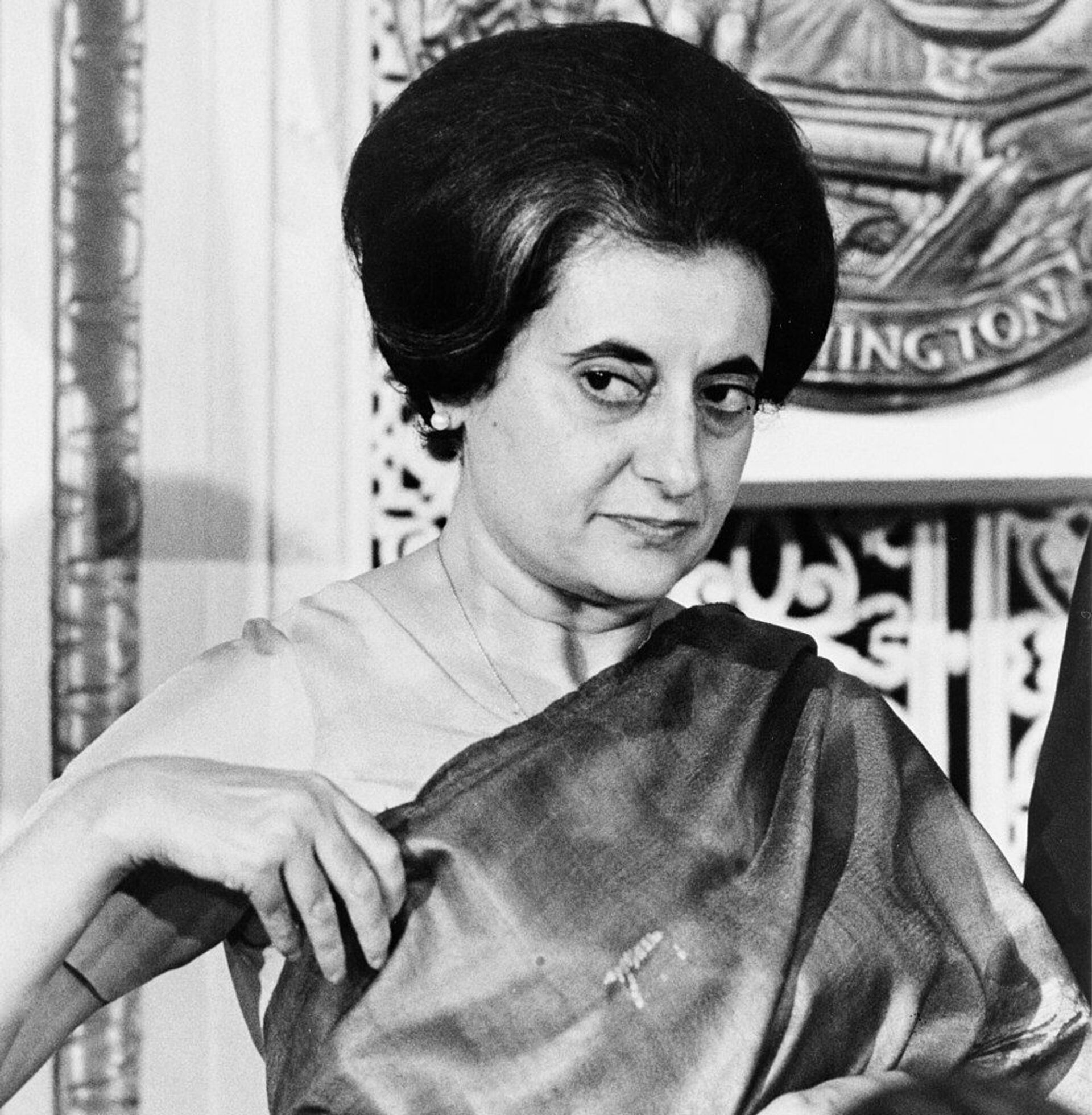  Indian Prime Minister Indira Gandhi (1917-1984) at the National Press Club, Washington, D.C. 1n 1966 - Sputnik International, 1920, 14.08.2022