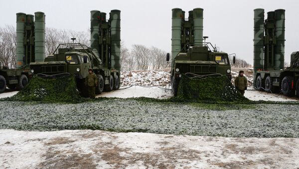 S-400 Triumph air defense missile systems in combat positions to protect the airspace of Primorye - Sputnik International