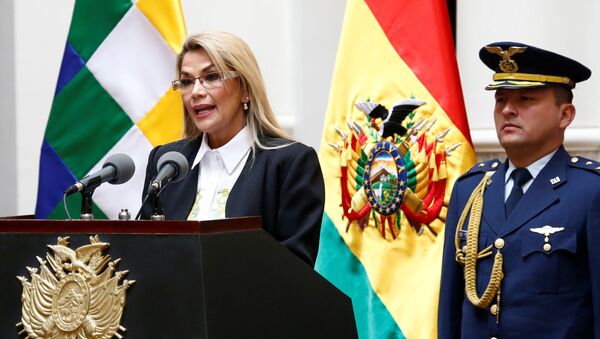 Bolivia's interim President Jeanine Anez - Sputnik International