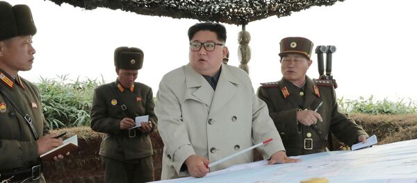 North Korean leader Kim Jong Un visits the Changrindo defensive position on the west front, in this undated picture released by North Korea's Central News Agency (KCNA) on November 25, 2019 North Korean leader Kim Jong Un visits the Changrindo defensive position on the west front, in this undated picture released by North Korea's Central News Agency (KCNA) on November 25, 2019 - Sputnik International