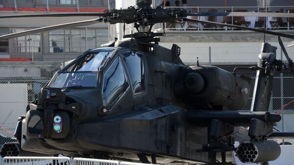 AH-64D Apache Longbow at the International Paris Air Show - Sputnik International