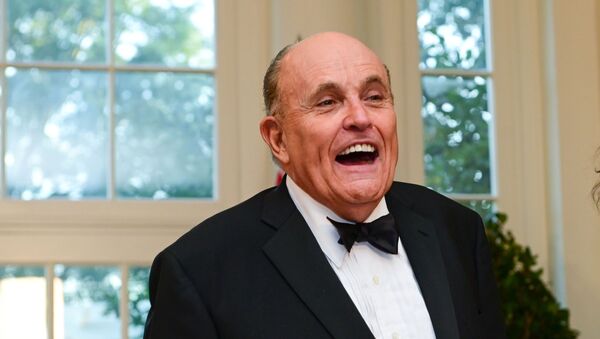 Rudy Giuliani at the White House in Washington - Sputnik International