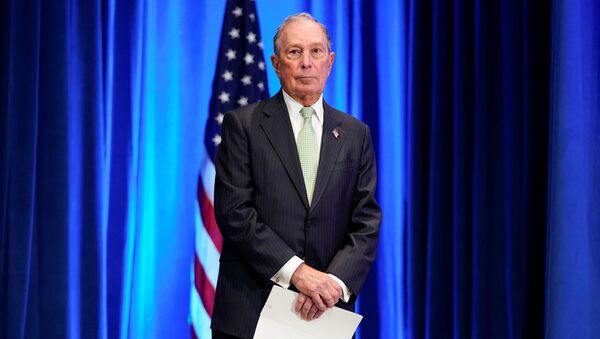 Democratic U.S. presidential candidate Michael Bloomberg waits to address a news conference after launching his presidential bid in Norfolk, Virginia, U.S., November 25, 2019 - Sputnik International