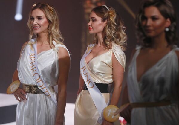 The finalists of the 'Miss Fashion 2019 - Goddess of the Universe' international competition  - Sputnik International