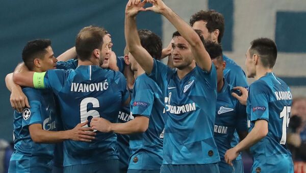 Russia Soccer Champions League Zenit - Olympique Lyonnais - Sputnik International