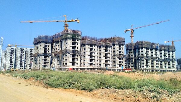 NGO housing under construction in Amaravati (March 2019) - Sputnik International
