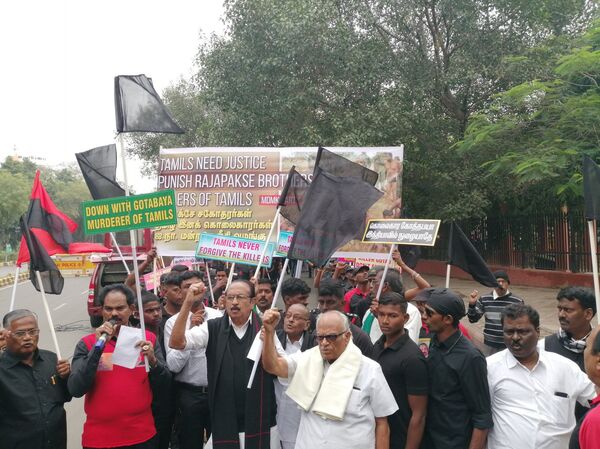 Indian Regional Politician Detained for Protesting Sri Lankan President's Visit - Photos - Sputnik International