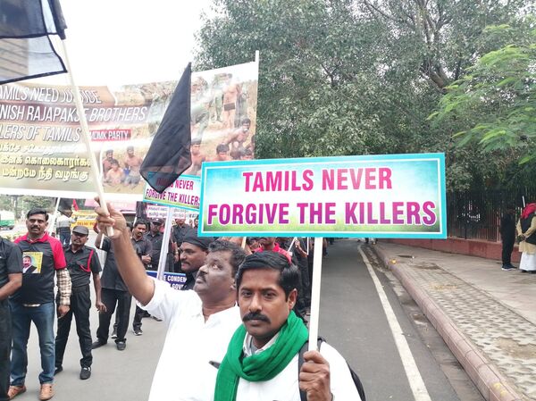 Indian Regional Politician Detained for Protesting Sri Lankan President's Visit - Photos - Sputnik International