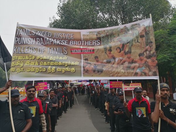 Indian Regional Politician Detained for Protesting Sri Lankan President's Visit - Photos - Sputnik International