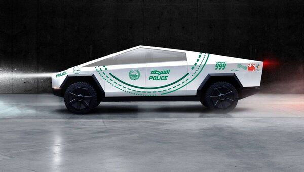 2020 - Dubai Police CyberTruck - Sputnik International